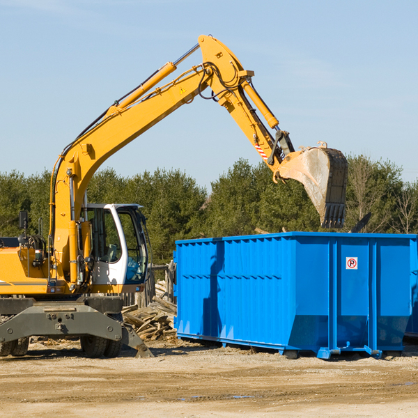 can i choose the location where the residential dumpster will be placed in Deercreek OH